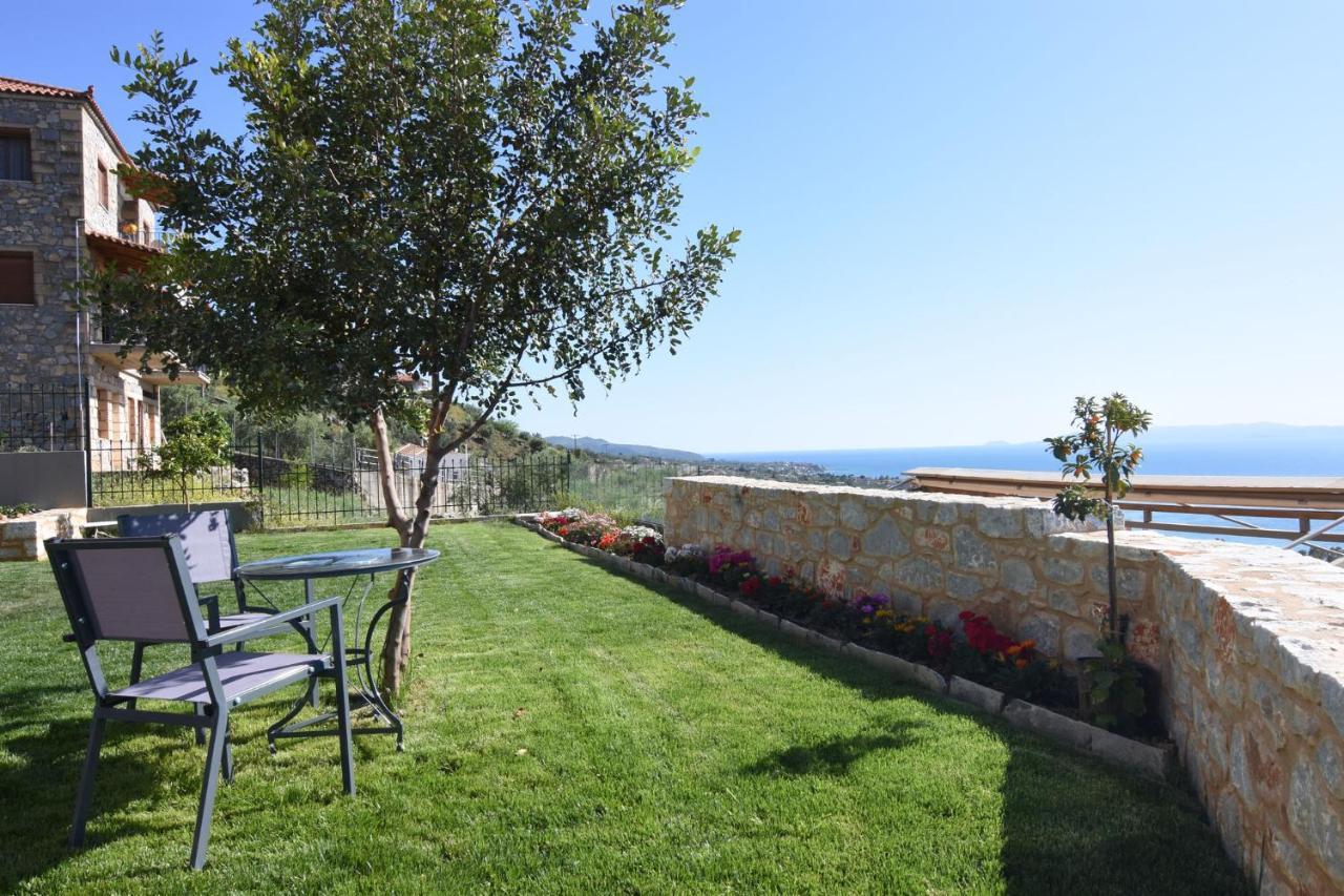 Villa Dafni - Infinite Sea Vistas With Private Pool Kalamata Luaran gambar