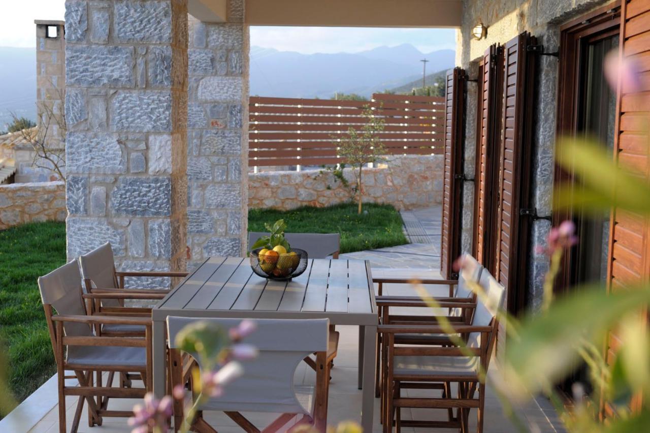 Villa Dafni - Infinite Sea Vistas With Private Pool Kalamata Luaran gambar